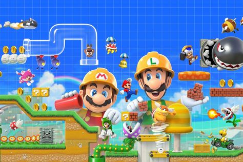 Super Mario Maker 2 | Download Super Mario Maker 2 for PC Free (Official FULL GAME!) - CamRojud Nintendo Switch Super Mario, Super Mario Maker 2, Crash Team Racing, Luigi's Mansion, Super Mario 3d, Switch Nintendo, Maker Game, Mario Kart 8, Mario Games