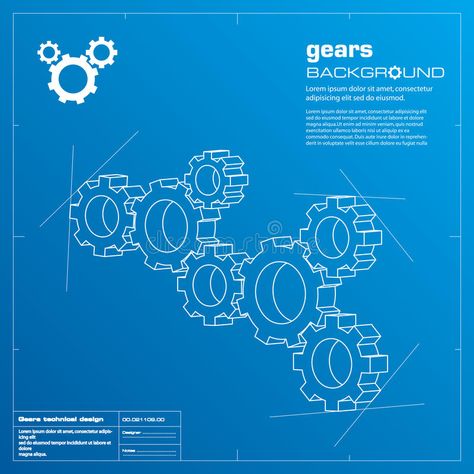 Gears blueprint background. Vector. Gears blueprint vector illustration technolo , #AD, #Vector, #vector, #background, #Gears, #blueprint #ad Blueprint Background, Illustration Technology, Magical Realism, Wedding Vector, Stock Photography Free, Corporate Design, Design Skills, Free Illustrations, Teamwork