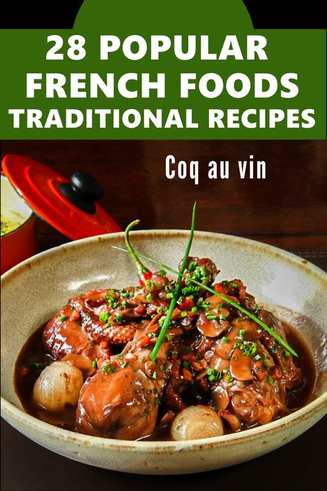 Authentic French Holiday Recipes and Food - Try all of these traditional French recipes we found on our trip to France. Authentic recipes from France. Recipes from France your family will fall in love with. Popular French Food, French Holiday Recipes, French Dinner Party, French Recipes Authentic, French Dinner Parties, French Cuisine Recipes, French Cooking Recipes, Traditional French Recipes, French Dinner