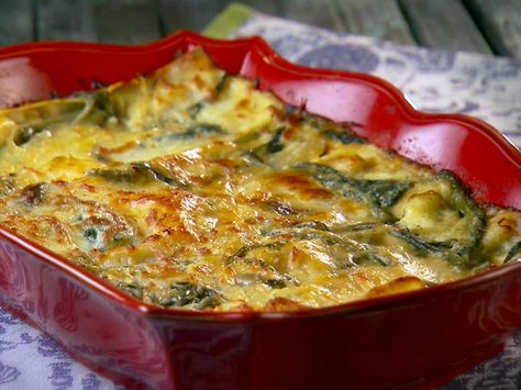 Corn and Poblano Lasagna Recipe : Marcela Valladolid : Food Network - FoodNetwork.com Poblano Lasagna, Corn And Poblano, Poblano Corn, Corn Food, Stuffed Poblano Peppers, Lasagna Recipe, Mexican Dishes, Food Network, Pasta Dishes