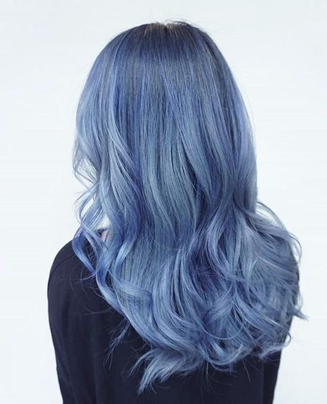 Light Blue Balayage Hair, Blue Silver Hair Color, Metallic Blue Hair, Blue Pastel Hair, Shades Of Blue Hair, Blue Silver Hair, Blonde Hair Texture, Baby Hair Gel, Real Confidence