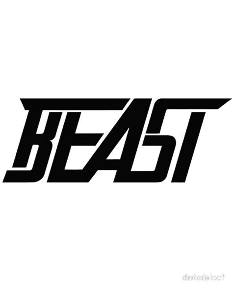 BEAST KSI LOGO Beast Logo Design, Bike Logos Design, Beast Logo, Cool Car Stickers, Minimal Shirt Design, Graffiti Wildstyle, Gym Logo, Wallpaper Earth, Word Mark Logo