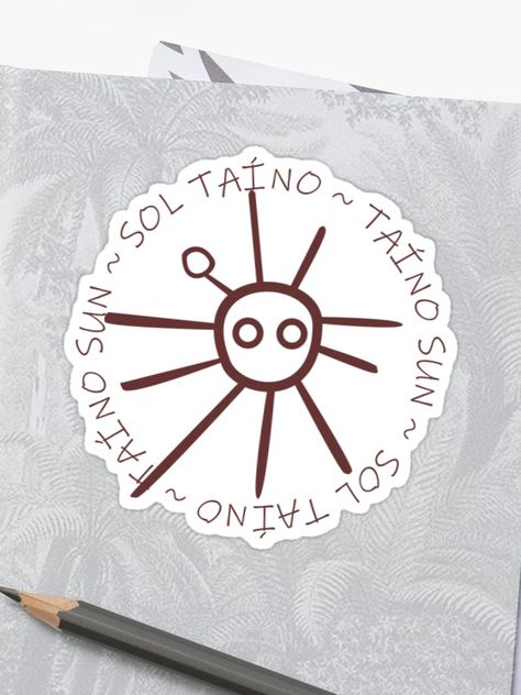 Sol Taino, Taino Tattoos, Puerto Rico Art, Mural Ideas, Arrow Tattoos, Puerto Rico, Tattoo Ideas, Mural, Sun