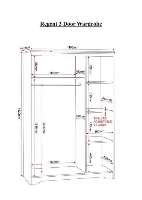 Wardrobe Dimensions Inches, Pallet Furniture Wardrobe, Office Cupboard Design, Cupboard Dimensions, Wood Wardrobe Design, Closet Design Plans, Closet Dimensions, Wardrobe Dimensions, Almirah Designs