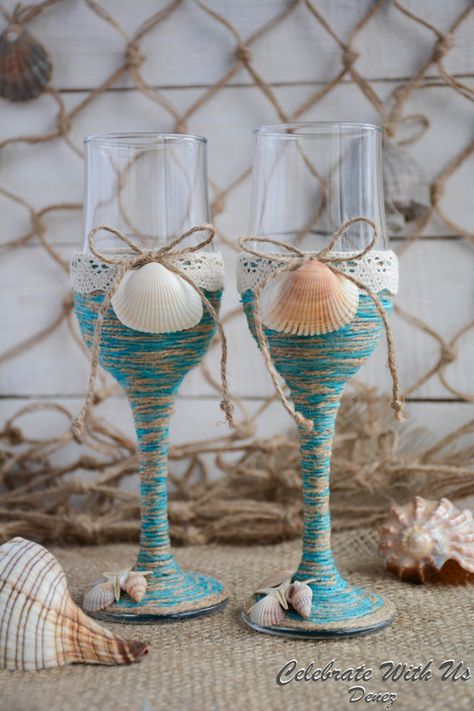 Wedding glasses toasting flutes sea от CelebrateWithUsDenez Teal Beach Wedding Ideas, Teal Beach Wedding, Beach Wedding Rustic, Funny Wedding Speeches, Teal Beach, Best Wedding Speeches, Boho Birthday Party, Sea Wedding, Ocean Wedding