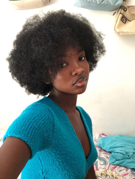 Quick Natural Hair Styles, Type 4 Hair, 4c Natural Hair, Dark Skin Beauty, Bare Beauty, Natural Hair Tips, Natural Hair Journey, Hair Journey, Afro Hairstyles