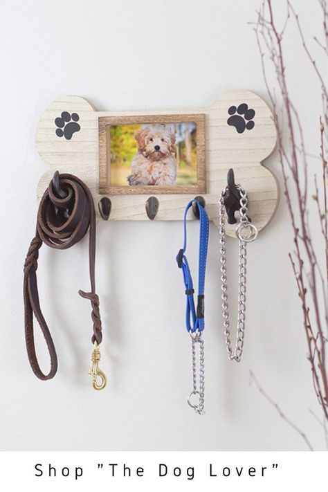 Dog Leash Holder, Leash Holder, Dog Crafts, Pet Leash, Dog Gear, Dog Decor, Dog Signs, Dog Pin, Pet Furniture