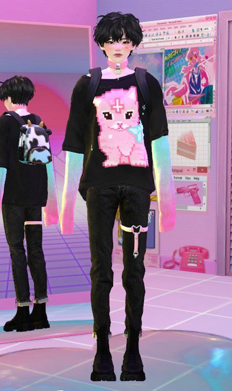 Sims 4 Men Clothing, Sims 4 Anime, Tumblr Sims 4, Sims 4 Dresses, Baddie Outfits Ideas, Sims 4 Characters, The Sims 4 Download, Sims Four, Sims 4 Cc Packs