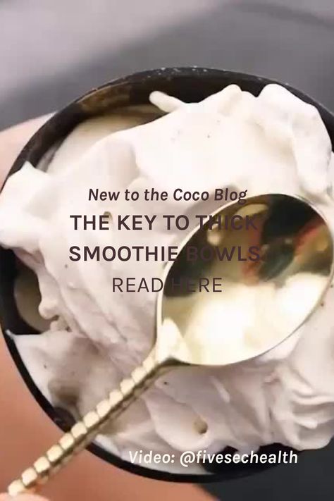 Coconut Smoothie Bowl Recipe, Coconut Base Smoothie Bowl, Smoothie Bowl Base, Perfect Smoothie Bowl, Coconut Smoothie Bowl, Smoothie Bowl Ingredients, Protein Smoothie Bowl, Smoothie King, Vanilla Smoothie