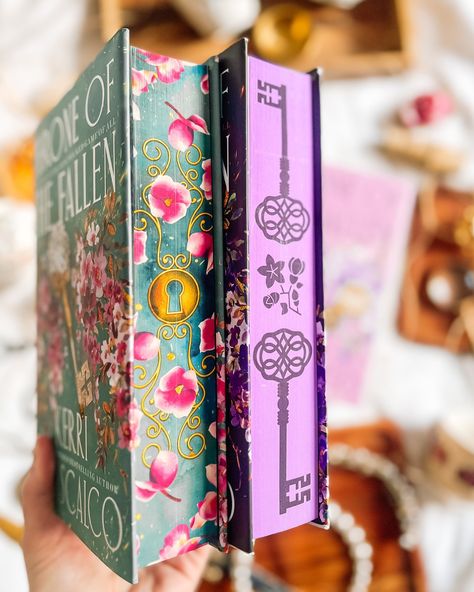 Which stencilled edge is your favourite? #twofortuesday - I actually own three copies of this book so three for Tuesday it is! Gorgeous special edition book by @fairyloot and Waterstones #fairyloot #stencillededges #throneofthefallen #bookrecommendations #duology Fairyloot - stencilled edges - romantasy - bookrec Special Editions Books, Fairyloot Books, Special Edition Books, Books And Movies, Planner Business, Product Ideas, You're Awesome, Book Binding, Reading List