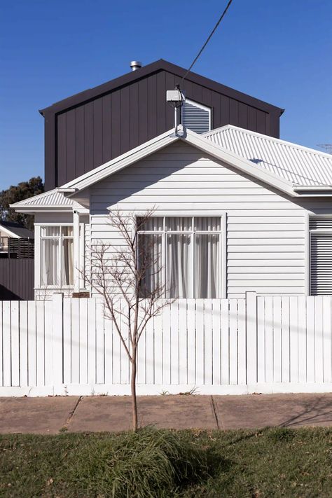 Transforming Heritage: Modern Living with Hardie Oblique Cladding Oblique Cladding, The Block 2023, Trending Looks, James Hardie, Modern Extension, Heritage House, Brick Home, Exterior Cladding, Contemporary House Design