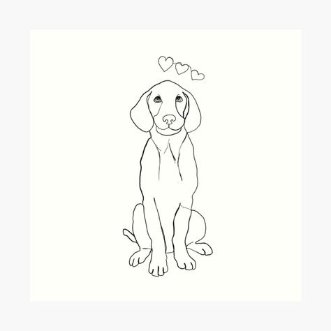 Labrador Line Art, Drawing Labrador, Labrador Retriever Art, Memorial Tattoos, Tiny Tattoos, Line Drawing, Body Art, Labrador Retriever, Line Art