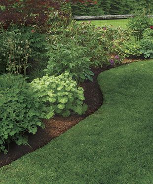 Perfect Edging -  Using an edger, cut your initial line, and then pull out the clumps by hand.  See how it is done in this article.  Done monthly, it will keep your yard from having the ragged edge look. Perfect Edges, Landscape Edging, Garden Shrubs, Lawn Edging, Fine Gardening, Sprinklers, The Secret Garden, Garden Yard Ideas, Pool Design