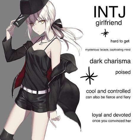 Entj Girlfriend, Intj Girlfriend, Infj Girlfriend, Intj Boyfriend, Intj Characters, Entp And Intj, Intj Humor, Intj Women, Type Of Girlfriend