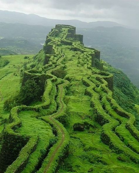 Rajgad Fort, Maharashtra, India. Torna Fort, Sahyadri Mountains, India Travel Places, Travel Facts, Destination Voyage, Incredible India, Travel Goals, India Travel, Travel Insurance