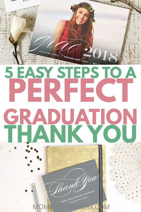 Showing gratitude during high school or college graduation should be simple and heartfelt. Learn HOW TO WRITE A GRADUATION THANK YOU NOTE in 5 easy steps for the most sincere sayings tailored to parents, family, and friends. Great tips and ideas to craft the perfect message with example wording. Top it off with beautiful personalized picture graduation thank you cards to express your utmost appreciation on your special day. #ad #graduation Grad Thank You Card Messages, Thank You Notes Graduation, Thank You Card Examples, Sample Thank You Notes, Thank You Card Sayings, Thank You Note Wording, High School Grad Gifts, Graduation Party Pictures, Thank You Card Wording