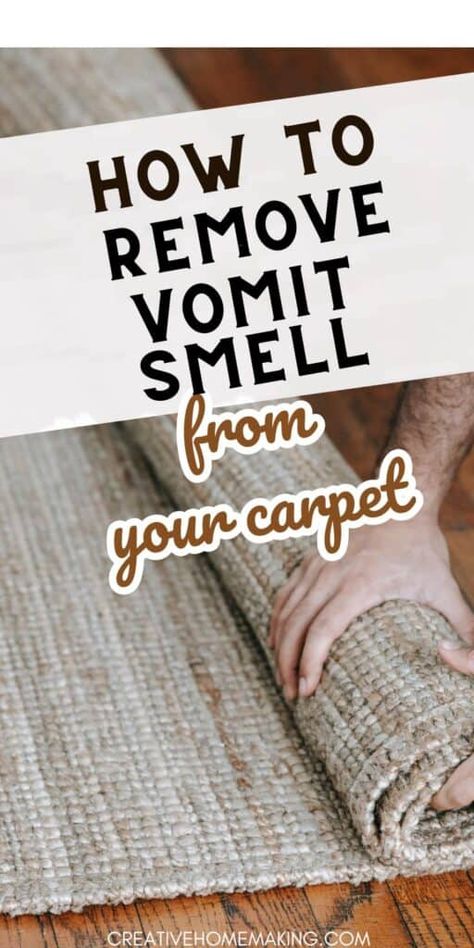 Say goodbye to vomit smell in your carpet with our proven methods. Our easy-to-follow guide will help you eliminate the odor and restore your carpet to its original freshness. Get started now and enjoy a clean and healthy living space. How To Get Rid Of Vomit Smell In Carpet, How To Remove Vomit Smell From Carpet, Vomit Smell Out Of Carpet, How To Get Vomit Smell Out Of Couch, How To Get Vomit Smell Out Of Carpet, How To Clean Vomit From Carpet, Smelly Carpet, Carpet Smell, Diy Cleaning Solution