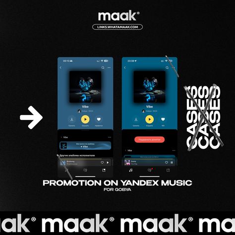 ╳ cases: SMM, promotion on Yandex Music 📈💛 ⠀ @_gobya_ ⚡️ What was done? — Comprehensive track promotion to increase listens, likes, additions and engagement. 🫣 More of our promotion work here: t.me/whatamaak 💳 Would you like to order a promotion services? Contact us in Direct. ⠀ #maak #smm #promotion #yandexmusic #promo #яндексмузыка Yandex Music, Promotion Work, Promotion, Track, Music