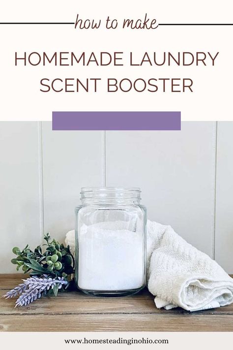 Natural Laundry Scent Booster, Diy Laundry Scent Booster, Diy Laundry Scent, Scent Booster Laundry, Laundry Scent Booster, Essential Oils For Laundry, Scented Laundry Detergent, Laundry Detergent Recipe, Laundry Scent Boosters