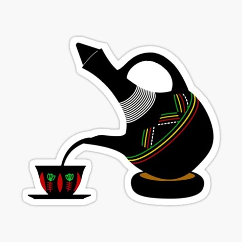 Ethiopia Art Design, Ethiopian Illustration, Coffee Ceremony Ethiopia, Ethiopian Coffee Ceremony Art, Ethiopia Art, Ethiopian Coffee Ceremony, Hair Salon Art, Fashion Wallpaper Aesthetic, Ethiopian Flag