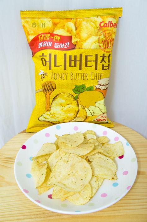 Korean Chips Snacks, Korean Chips, Snack Combinations, Wallpaper Food, Best Chips, Korean Snacks, Cute School Stationary, Food Fantasy, Honey Butter