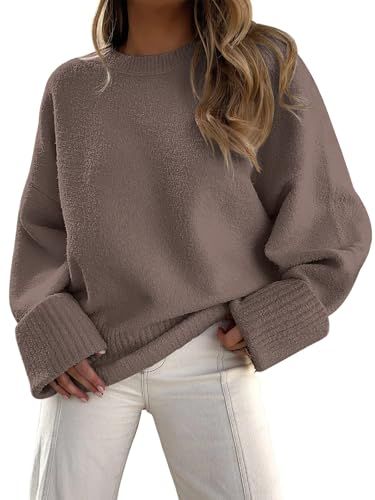 LILLUSORY Women's Oversized Sweaters Fuzzy Chunky Warm Pullover Sweater Old Money Winter, Chic Winter Style, Oversized Sweater Women, Sweater Refashion, Oversized Sweaters, Trendy Sweaters, Stylish Coat, Sweater For Women, Women Sweaters