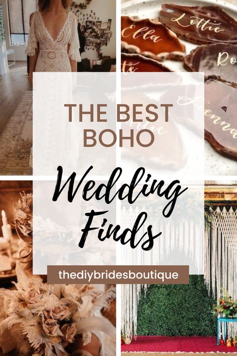 boho wedding decorations // boho wedding dress // boho wedding inspiration // boho wedding ideas on a budget // boho wedding ideas Inexpensive Boho Wedding Decor, Boho Chapel Wedding, Boho Wedding Venue Decor, Bohemian Wedding Reception Decor, Boho Wedding Bar Decor, Boho Wedding Ideas On A Budget, Cheap Diy Boho Wedding Decor, Rustic Boho Wedding Centerpieces, Boho Wedding Decorations Table