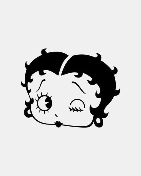 Betty Boop Tattoo, Betty Boop Tattoos, Idea Tattoo, Betty Boop Classic, Doodle Tattoo, Betty Boop Art, Betty Boop Cartoon, Tattoo Sketch, Sister Tattoos