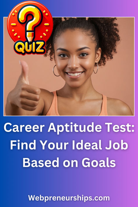 Career Aptitude Test: Find Your Ideal Job Based on Goals Short Term Goals Examples, Future Job Quiz, Career Personality Quiz, Career Quiz Buzzfeed, Future Career Quiz, Career Aptitude Test, Job Quiz, Goals Examples, Job Test