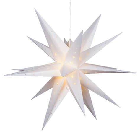 17" LED Fold-Flat White Moravian Star Light, Outdoor Rated Moravian Star Light, Paper Star Lights, Battery Lantern, Moravian Star, Star Lanterns, Outside Decorations, Plastic Lights, Led Lantern, Star Light