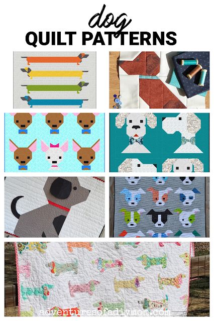 Calling all dog lovers! Make a dog themed quilt with one of these cute patterns. Find free patterns as well as patterns to buy. Easy Dog Quilt Patterns Free, Puppy Quilt Patterns Free, Quilts With Dogs, Dog Quilt Patterns Free, Dog Patterns Free, Quilt Block Patterns Easy, Dog Quilt Blocks, Dog Quilt Patterns, Embroidered Crafts