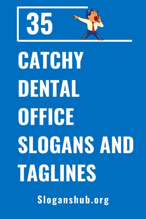 35 Catchy Dental Office Slogans and Taglines #slogans #taglines #dental #dentaloffice #dentalofficeslogans Qoutes About Dental, Dental Slogans, Health Slogans, Catchy Lines, Camp Quotes, General Physician, Slogan Writing, Group Names Ideas, Remedies For Tooth Ache