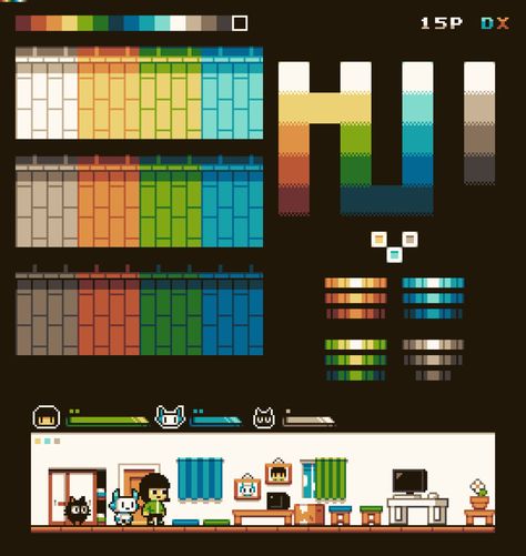 GrafxKid (Posts tagged color palette) 30 Color Palette, Gameboy Pocket, Pixel Art Tutorial, Green Palette, Game Inspiration, Color Palettes, Art Tutorials, Pixel Art, Color Palette