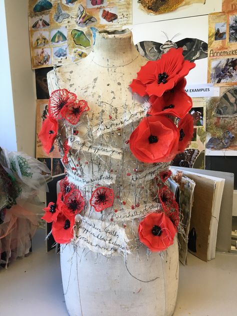 History Textiles Gcse, Wearable Textile Art, Art Textiles Gcse, Hsc Textiles Major Work, Gcse Textiles Corset, Major Textiles Project, Gcse Art Textiles Final Piece, Corset Textiles, A Level Textiles Themes