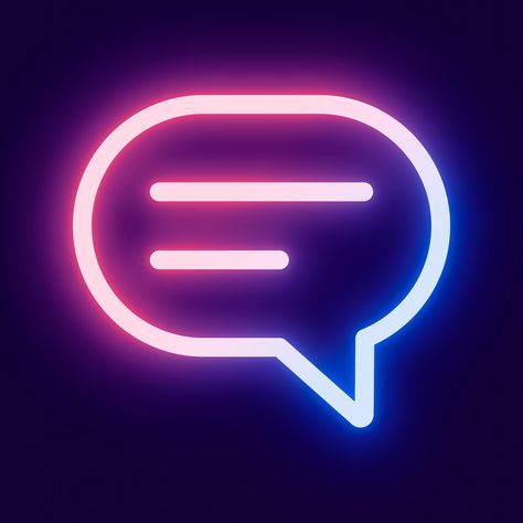 Message social media icon psd in pink neon style | free image by rawpixel.com / Ning Cute Message App Icon, Neon Message Icon, Neon Message, App Icon Neon, Neon App Icons, Messages App Icon, Neon Symbol, Camera Clip Art, Neon Icons