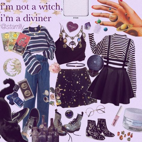 green witch aesthetic - Google Search Space Witch Outfit, Divination Witch Outfit, Witch Aesthetic Fashion, Divination Witch, Niche Memes, Mood Clothes, Witch Outfit, Trendy Swimwear, Witch Aesthetic