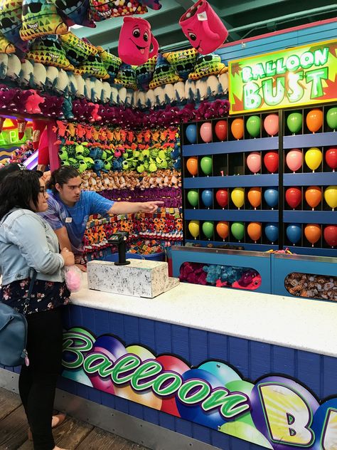 Carnival Food Stand Aesthetic, Bloxburg Carnival, Carnival Stuffed Animals, Park Bloxburg, Carnival Signage, Boardwalk Carnival, Fall Carnival Games, Trash Island, Amusement Park Games