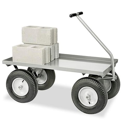 Garden Wagon, Utility Wagon, Wagon Cart, Steel Deck, 12 Gauge, Shipping Boxes, Shipping Supplies, Poly Bags, Retail Display