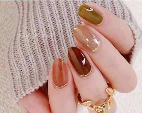 Nagellack Trends, Cute Nails For Fall, Seasonal Nails, Nail Swag, Fall Nail Art, Fall Nail Colors, Clean Nails, Autumn Nails, Fall Nail