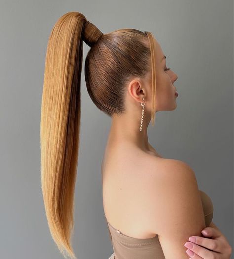 Discover Ponytail Hairstyles 2024: Trends for Black Women, Undercuts, and More Poney Tale Hairstyles, Latest Ponytail Hairstyles, Ponytail Photography, Easy Hair Extensions, Ponytail High, Hair Aesthetics, Blonde High, Stylish Ponytail, Elegant Ponytail