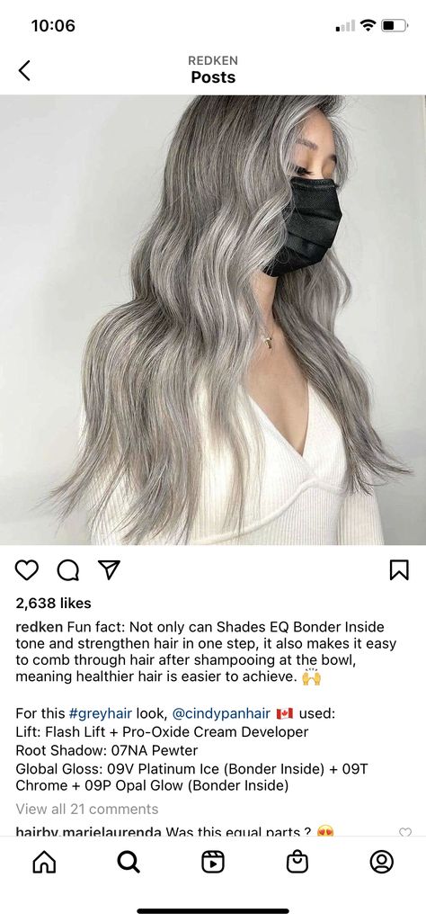 Gray Formula Shades Eq, Salt And Pepper Hair Formula, Shades Eq Silver Formula, Silver Hair Shades Eq Formula, Redken Grey Toner Formulas, Gray Toner Formula, Grey Blending Formula Redken, Redken Shades Eq Silver Formulas, Shades Eq Gray Toner Formulas