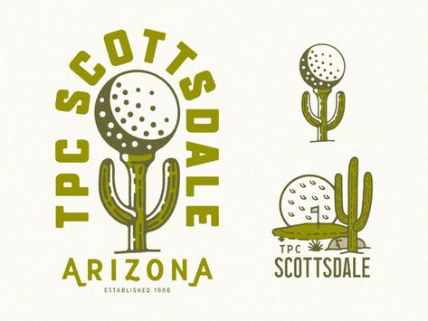 TPC Scottsdale Merch by Mark Johnston on Dribbble Golf Design Graphic, Tpc Scottsdale, Etching Illustration, Golf Illustration, Athletic Logo, Morton Arboretum, Designer Board, Sports Tshirt Designs, Golf Logo