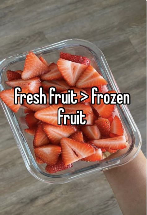 Fruit Whisper, Frozen Fruit Aesthetic, I Want Food, Careless Whisper, Frozen Fruit, Whisper Quotes, Food Obsession, Easy Snacks, Pretty Food