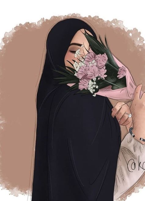 Cute Hijab Cartoon Wallpaper, La Mecca, Fesyen Islam, Hijab Drawing, Girly M, Cover Wattpad, Islamic Cartoon, Anime Muslim, Hijab Cartoon