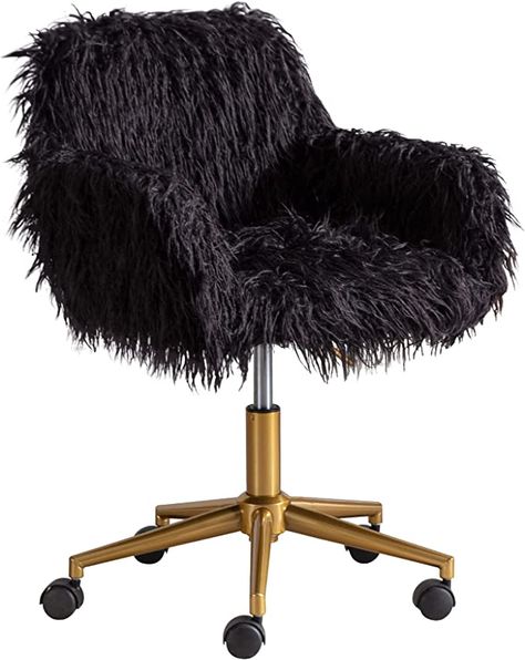 Fluffy Desk Chair, Dressing Room Bedroom, Living Room Vanity, Girls Vanity, Rolling Chair, Makeup Chair, Home Office Computer Desk, Swivel Chair Desk, Comfy Seating