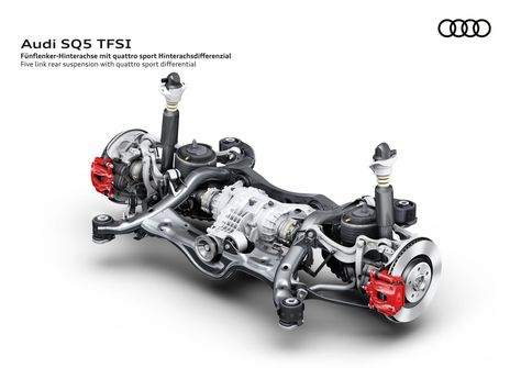 The 2018 Audi SQ5 Has a Super Trick Rear Differential Car Alignment, Audi 2017, Mid Size Car, Audi Sq5, Automobile Engineering, Industrial Engineering, Automotive Mechanic, Land Rover Freelander, Audi Sport