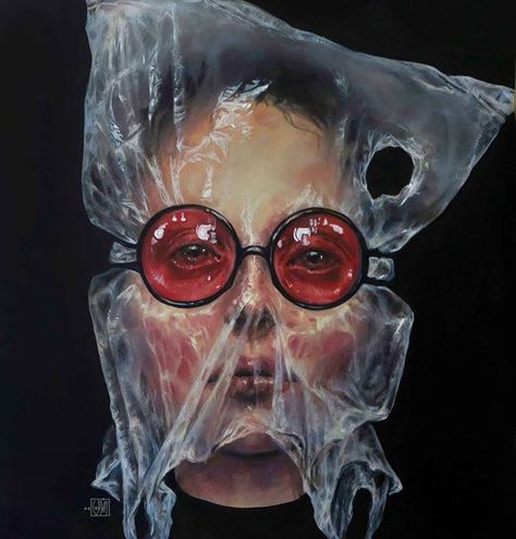 Afarin Sajedi, Arte Indie, Surreal Portrait, Psy Art, Painted Ladies, Arte Inspo, A Level Art, Ap Art, Gustav Klimt