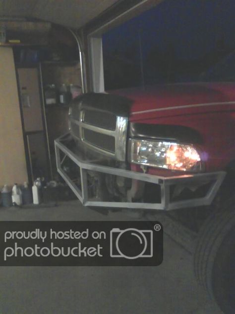 homemade bumper total cost 150$ - Dodge Cummins Diesel Forum Truck Bumpers Homemade, Truck Bumpers Dodge, Truck Bumpers Ford, Dodge Ram Bumper, Custom Truck Bumpers, Ironhide Transformers, Flatbed Truck Beds, Diy Bumper, Dodge Cummins Diesel