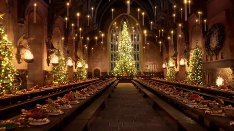 Harry Potter Dining Hall, The Great Hall Hogwarts, Great Hall Hogwarts, Hogwarts Hall, Bel Air Road, Hogwarts Great Hall, The Great Hall, World Building, Mega Mansions