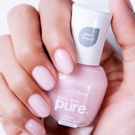 Sally Hansen Pink Cloud, Essie Pink, Essie Pink Nail Polish, Sally Hansen Nail Polish, Sally Hansen Nails, Light Pink Nails, Pink Manicure, Pink Cloud, Pink Nail Polish